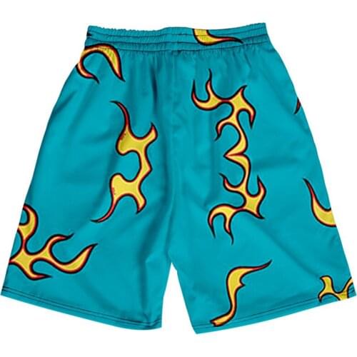 Tyler The Creator Golf Fire Flame Summer Breeches Shorts Casual Bermudas 3D Men Boardshorts Homme Brand Clothing Beach Shorts