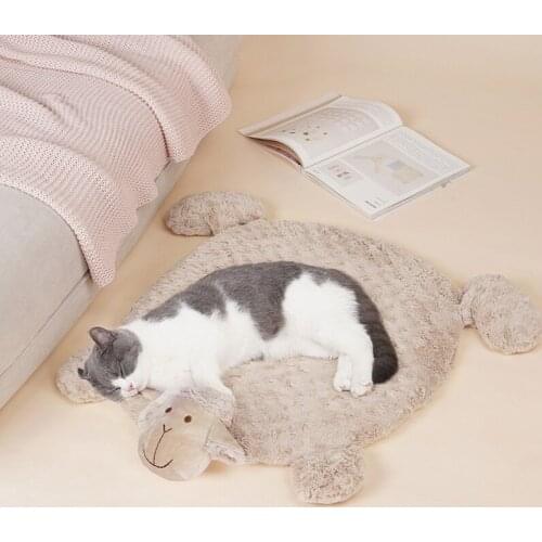 Ultra Plush Deluxe Orthopedic Foam Dog Bed Rectangular Cat Dog Mats Removable Cover Pet Mattress Cushion for Small Large Dogs