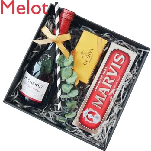 Morning and Evening Aromatherapy Candle Aromatherapy Gift Box Red Wine Chocolate Senior Birthday Best Man Gift for Boyfriend