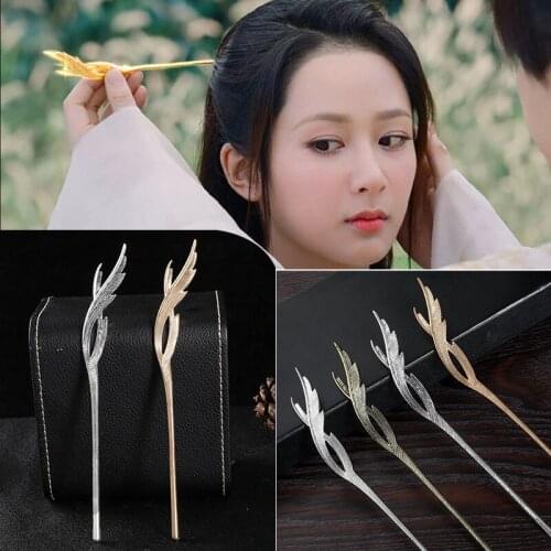 Newest Flower Hair Forks Retro Style Long Tassels Hairpins Clips Metal Hair Sticks Pearls Chinese Wedding Bride Head Accessories