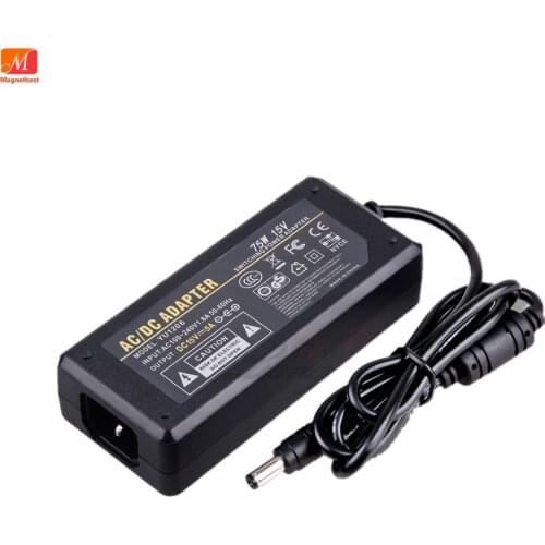15V5A 75W.5*2.5/5.5*2.1MMswitching power supply charger 15V 5A AC DC Adaptor For LED Light CCTV