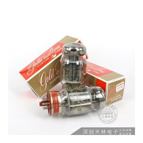 2PCS brand new original imported genuine Russian KT88 Genalex-Gold Lion tube