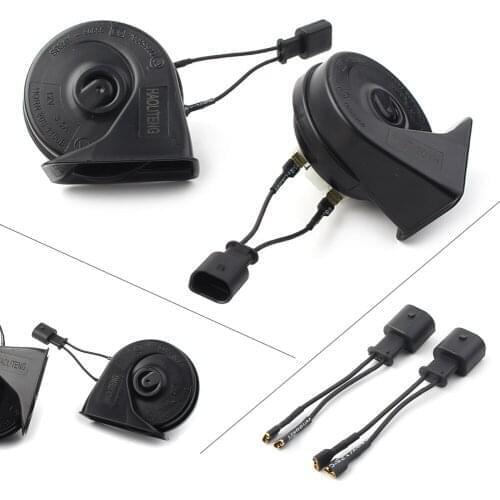 2Pcs Car Snail Horn w/ Wiring Universal For BMW F20 F21 F22 F45 F30 F31 F34 F32 E81 E82 E87 X3 X4 X5 X6 1 2 3 4 5 6 7 Series