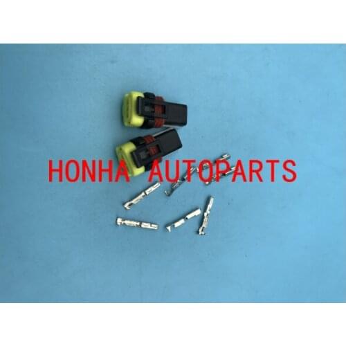 Free shipping 2/5/10/20 pcs/lots 3pin tyco female electric instrument wiring harness plug connector with terminals 1-936527-2