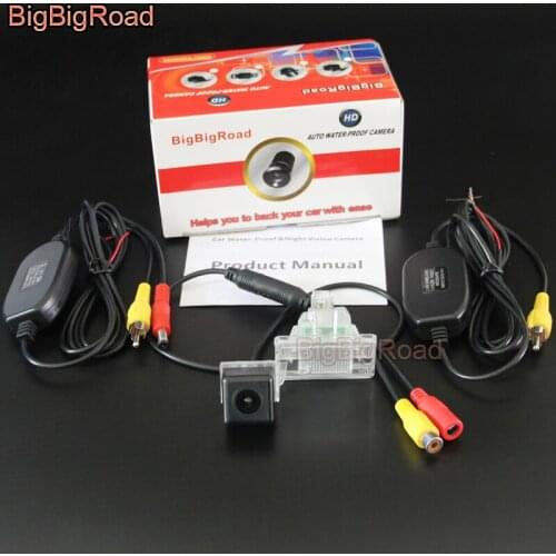 BigBigRoad CCD Night Vision Car Parking Reverse Camera Rear View Camera For Mercedes Benz GLA GLC GLE A Class 2018 2019 2020