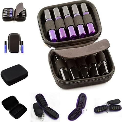 10Slots Essential Oil Storage Case for 10ML 2ML Bottle Case Protect Bottle Storage Bag Travel Carrying Organizer Holder Dropship