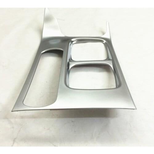 For Suzuki Vitara 2016-2018 ABS chrome car stick inner middle front Shift Stall Paddle cup lamp frame trim molding 1pcs