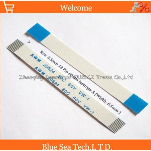 FFC FPC Flexible Flat Cable 0.5mm pitch 12pin 60mm Isotropy or Anisotropy cable,20624.80C 60V VW-1