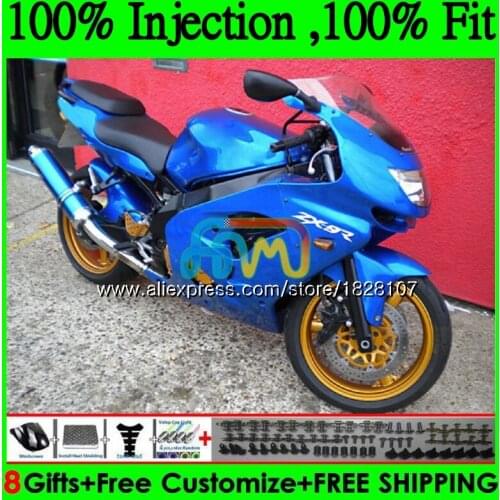 OEM kit For KAWASAKI ZX900 ZX9 R ZX 9R 900CC ZX 9 R 900 29BS.17 ZX-9R ZX9R Glossy blue 98 99 00 01 1998 1999 2000 2001 Fairing
