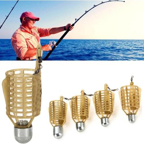 20g/30g/40g/50g Carp Fishing Bait Feeder Lure Holder Trap Fishing Cage Basket