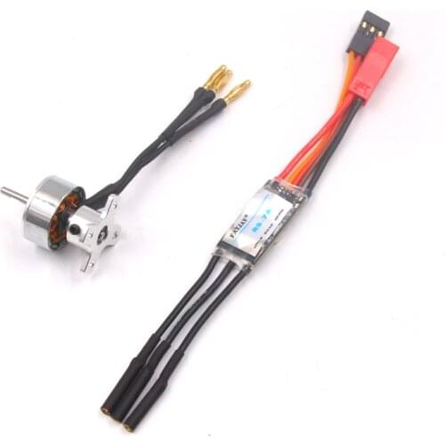 FATJAY RC power system combo 1811 10g motor and 7A ESC 1-2S battery for mini airplane DIY quadrocopter drones