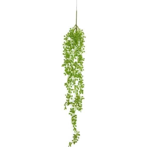 Plants Greening Ferns Fake Ivy Hanging Basket Plastic UV Protection Wedding Garland Decor Home Ornament Indoor For Outdoor Vines