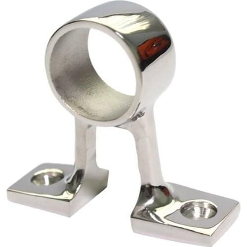 2 Pieces Handrail 2 Legs Stanchion 1 '' Stainless Steel Boat Marina