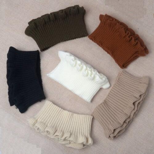 1Pcs/lot Wool ribbed ruffle ribbed garment accessories Knitwear sweater cuffs neckline lace SC003