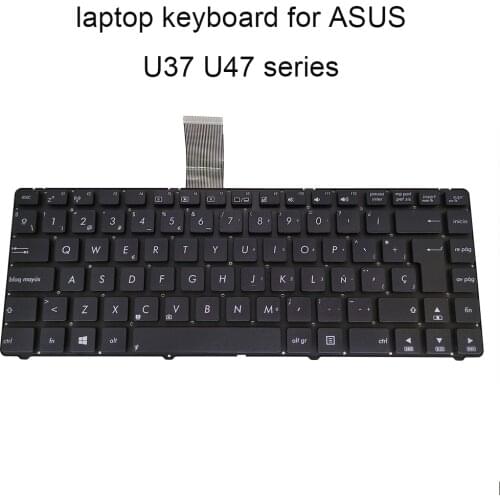 U37 laptops Replacement keyboards for ASUS U37V U37VC U47 U47A U47V U47VC SP Spanish black notebook keyboard V111346IK1 hot sale