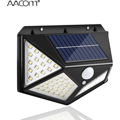 Solar LED Street Light Outdoor Wall Lamp 100 172 262 LEDs Sunlight Powered Outdoor Street Light Solar Porch Lamp IP65 Waterproof