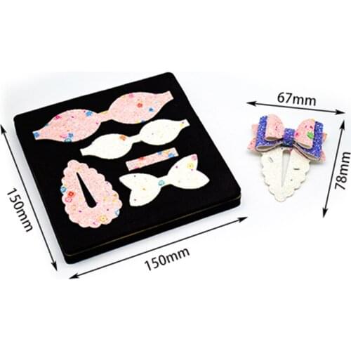 Hair Clip Cutting Dies Wooden Scrapbooking Craft Leather Mold Suitable For Common Big Shot Machines On The Market