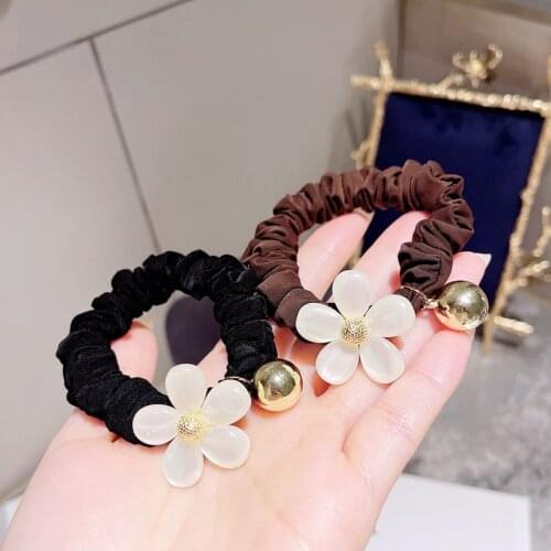 Women Lady Fashion Elastic Hair Ring Luxury Crystal Hair Rubber bands Rope Headbands Ties Hair Accessories for Women & Girls