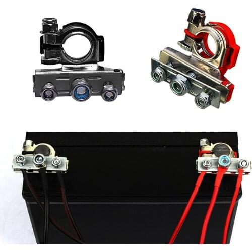 1Pair 12V 24V Automotive Car Top Post Battery Terminals Wire Cable Clamp Terminal Connectors Car accessories