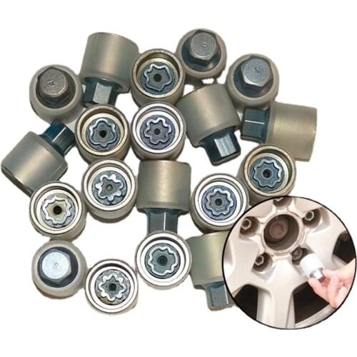 1PCS Car Tire Anti-Theft Screw Removal Tool Socket Wrench Disassembly ToolS Key Sleeve For Audi A3 A4 A6 Q5 Q7 Q3 A5 Repair Kit