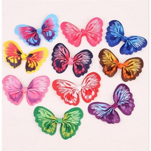 10pcs/lot new fashion ribbon knotbow connectors for diy earrings hair clip Hairpin Brooch jewelry decor accessories materials