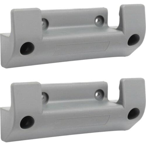 2Pcs Garden Hose Reel Holder PVC Wall Mounted Garden Hose Hanger Pipe Holder with 8Pcs Expansion Screws