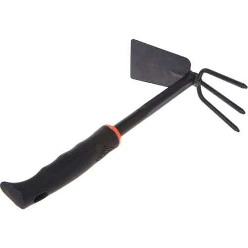 2021 New 1Pc Portable Digging Tool Mini Two Head Hoe For Home Garden Transplanting Tool