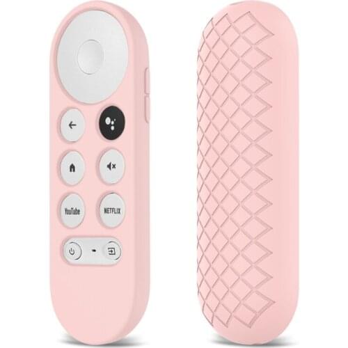 2021 New Silicone Case Protective Cover Shell for-Google Chromecast TV 2020 Voice Remote
