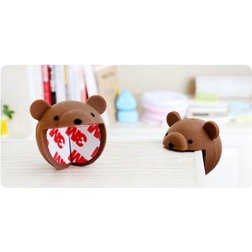 4PCS Edge and Corner Guard Set,Coffee Bear Animal Style Edge Corner Protector,Corner Cushion Protection,Table Desk Corner Guard