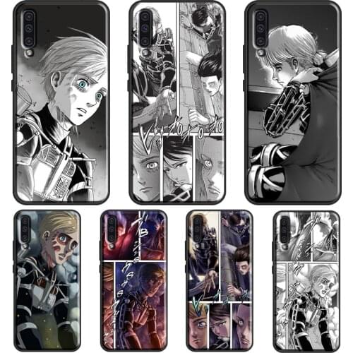 Armin Arlert Attack on Titan Anime For Samsung Galaxy A51 A71 A41 A31 A21S A20e A40 A50 A70 A02 S A12 A52 A72 Phone Cover