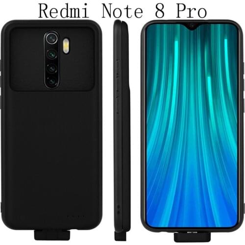 For Xiaomi Redmi Note 8 Back clip battery Case ForRedmi Note 8 Pro Slim Battery Charger Case shockproof Extended power bank Case