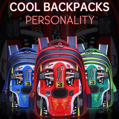 Children Backpack Schoolbag Waterproof Cartoon Bag Kindergarten 3-4-5-6-7 Years Old Primary School Backpack Boys Girls Book Bag