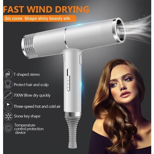 New Professional Hair Dryers Light Weighte Air Blow Dryer Salon Dryer Hot &Cold Wind Negative Ionic Hair Style Tool Low Noise