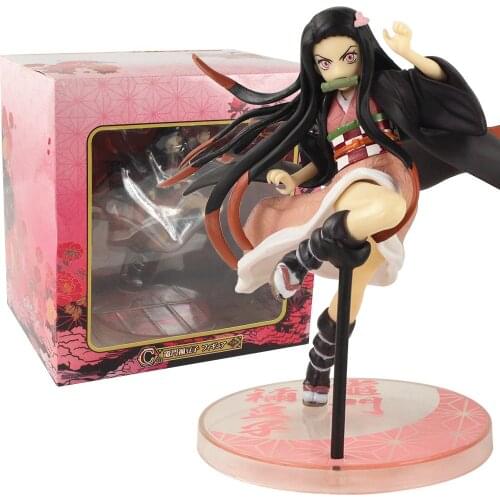 16.5cm Demon Slayer Kimetsu No Yaiba Kamado Nezuko Figure Toys PVC Collection Figurine Dolls