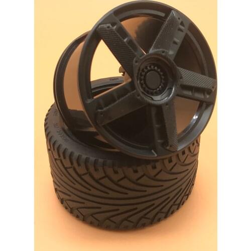 Technology building block 100 year big bull sports car assembly toy 81.6x44mm 23799 + 23800 moc-39933 tire hub