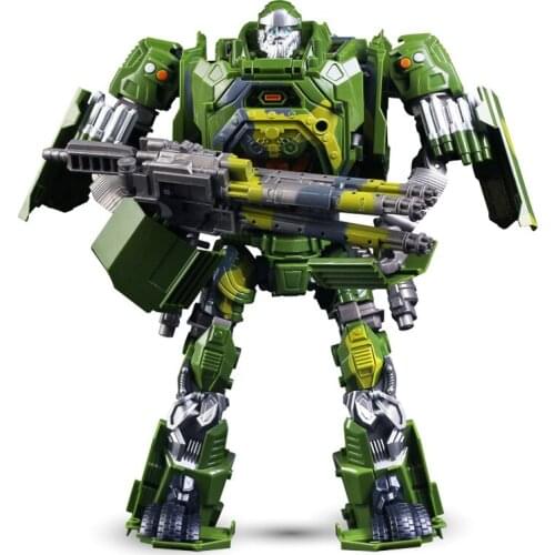 Cool Transformation Robot Children Toy Action Figure Deformation L30cm Detective Electronic Ladder Fire Cars Tank Flashing Sound