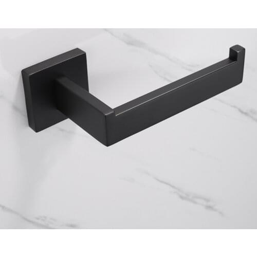 Single Pipe Wall Mounted Toilet Roller Paper Holder Towel Shelf Rack Stainless Steel Bathroom Kitchen Toilet Roll Tissue Hanger