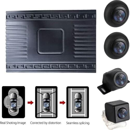 Panoramic Rearview Camera 360 Degree Parking System Auto Car Camera All Round Night Vision Waterproof Reverse Camera De Recul