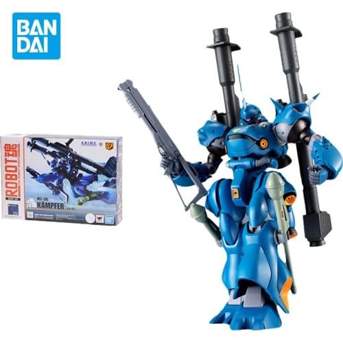 Bandai Gundam Figure ROBOT Soul MS-18E Model Anime Japanese Animation Finished Product New Action Dolls Gift Childrens Toys