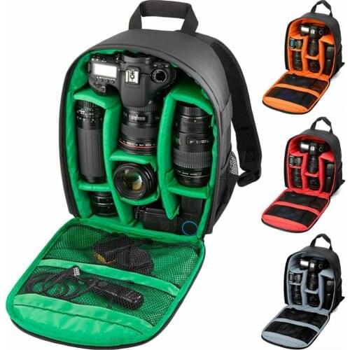 Video Camera Backpack Digital DSLR Bag Shockproof Waterproof Camera Cover for Nikon Canon Backpack Camera Lens Small Mini Bag