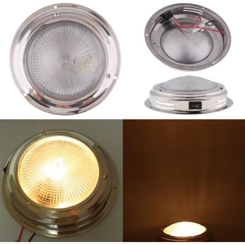 LED Dome Light/Cabin Light/ Ceiling Light/Roof Light 12V/10W SS 170MM