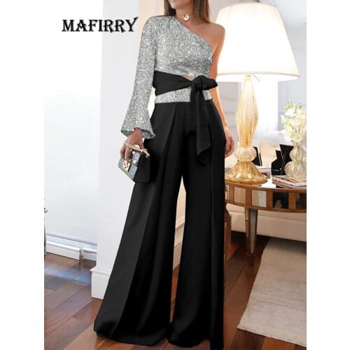 2021 Women Solid V-Neck Short Sleeve Homewear Suits Summer Casual Full Pants Loose Ladies Sets Elegant Streetwear Dropshipping