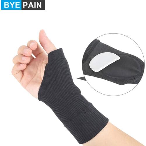 1Pair BYEPAIN Thumb & Wrist Brace, CMC Splint for Arthritis, Carpal Tunnel Pain Relief, Reversible, Black