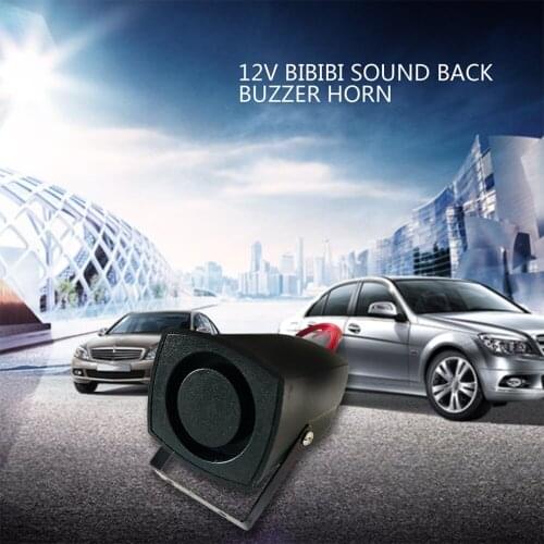 12V Air Horn Car Truck Vehicle Reversing Sound Speaker Buzzer Alarm Horn Siren Warn Beeper Fits for various Vehicles Hot