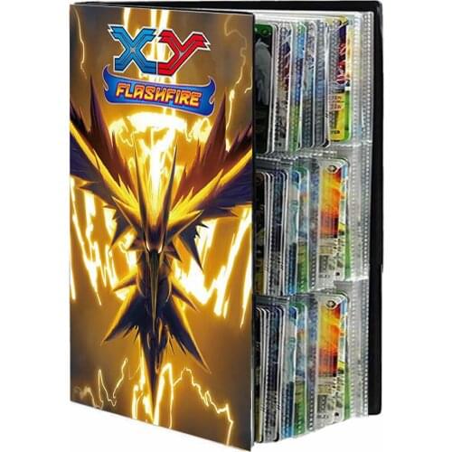 432Pcs Holder Album Collections Toys 9 Pocket Pokemon Cards Album Book Game Cards Map Folder Binder Top Loaded List Gift For kid