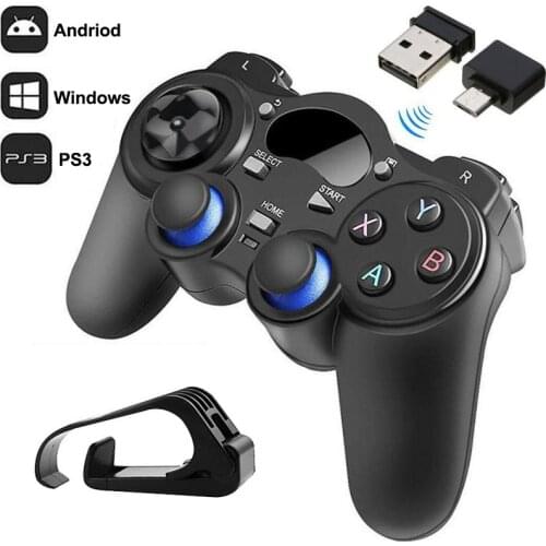 2.4G USB Wireless Android Game Controller Joystick Joypad with OTG Converter For PS3/Smart Phone For Tablet PC Smart TV Box