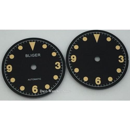 28.5mm Bliger/Sterile Dial fit ETA2836/2824 DG2813/3804,Miyota 82 Series movement watch
