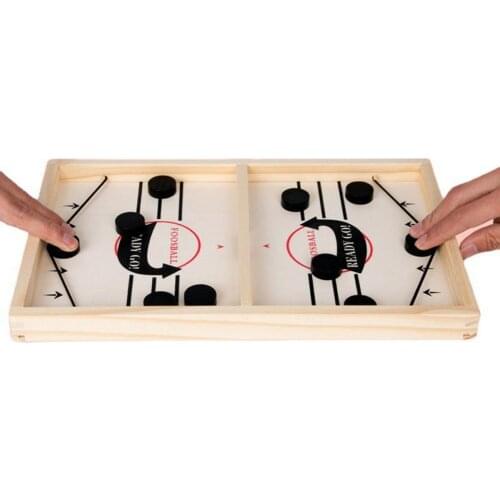 Wooden Hockey Game Childrens Gift Light And Compact Wooden Hockey Game Perfect For All Kinds Of Parties