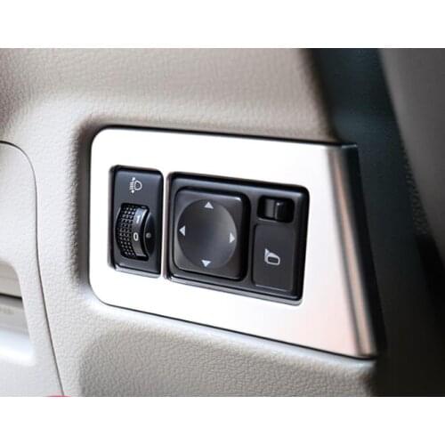 For Nissan NV200 Evalia 2013-2018 ABS Front Fog Lamp Cover Trim Head Light Adjust Switch Button Control Garnish Molding Frame