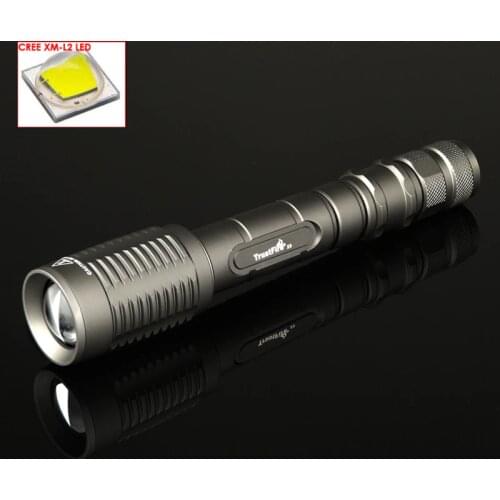 Trustfire Z5 Flashlight 5-Mode 1600 Lumens Bulb CREE XM-L2 LED Zoomable Flashlights outdoor Lamp torch(2x18650)